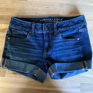 American Eagle Outfitters Midi Denim Shorts 2